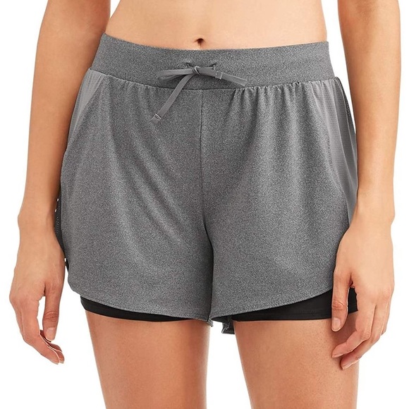 Avia Shorts Avia Running Shorts With Compression Bike Liner Poshmark